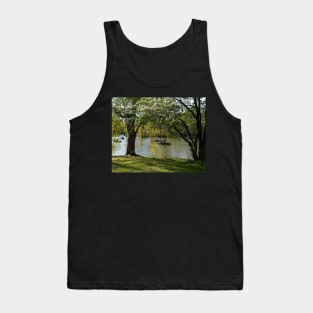 Central Park Row Boats in the Spring New York NY NYC Tank Top